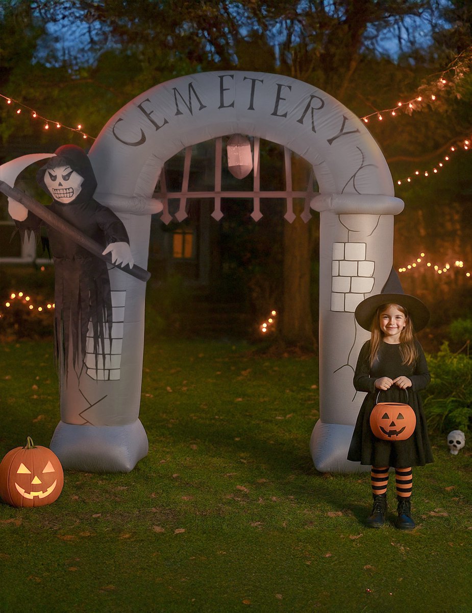 PTIT CLOWN - Opblaasbare begraafplaats entreedecoratie 240 cm