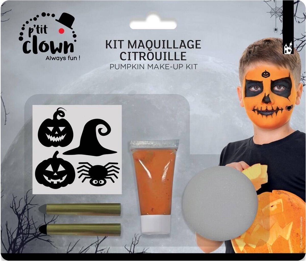 PTIT CLOWN - Schminkset met pompoen voor kinderen