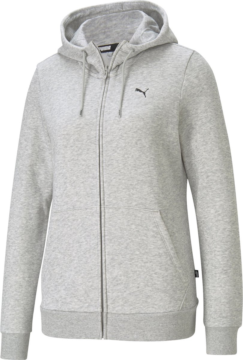 Puma Dames Small Logo Zip Hoodie.