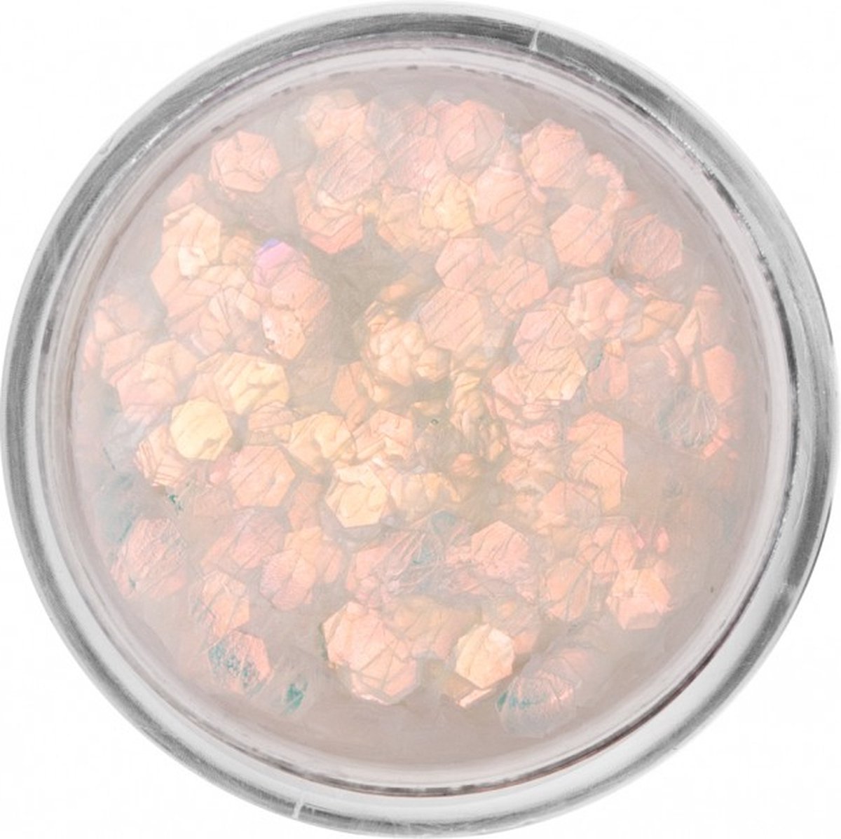 PXP pressed chunky glitter cream tranparent white 10 ml