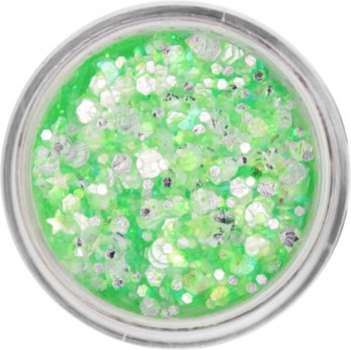 PXP pressed chunky glitter cream neon emerald candy 10 ml