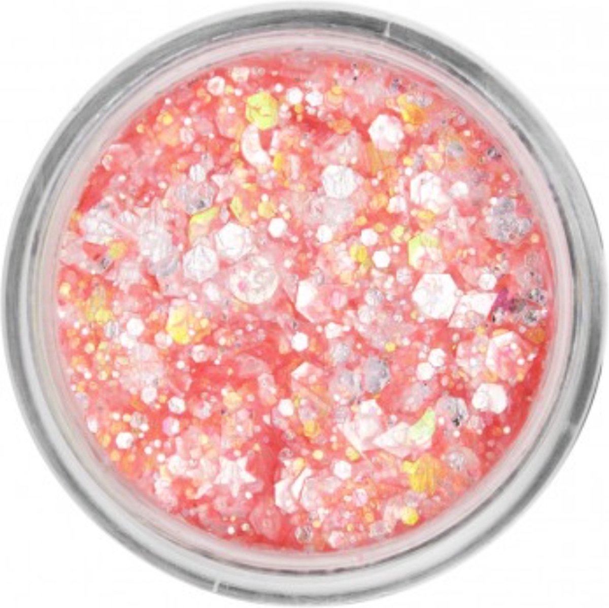 PXP pressed chunky glitter cream neon orange candy 10 ml