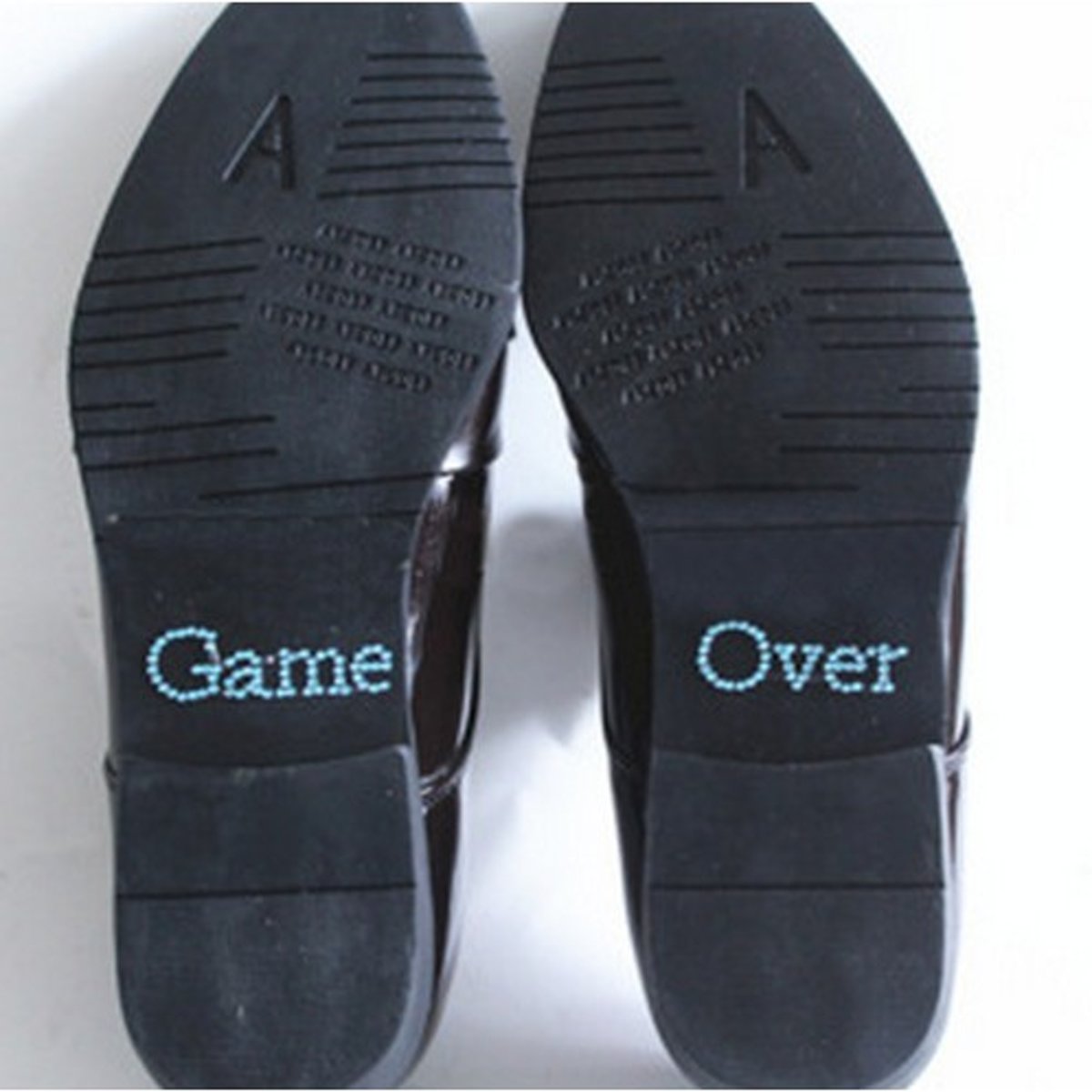 Game Over Sticker - Aqua Blauw
