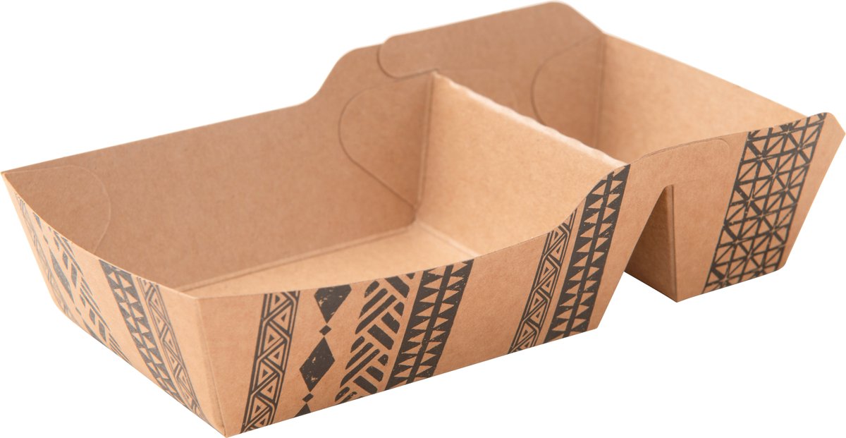 Frietbakje A9-1 120x70mm Maori - 480 st/ds.