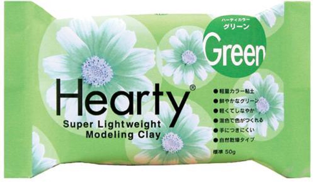 Hearty Green Modeling Clay Super Lightweight
