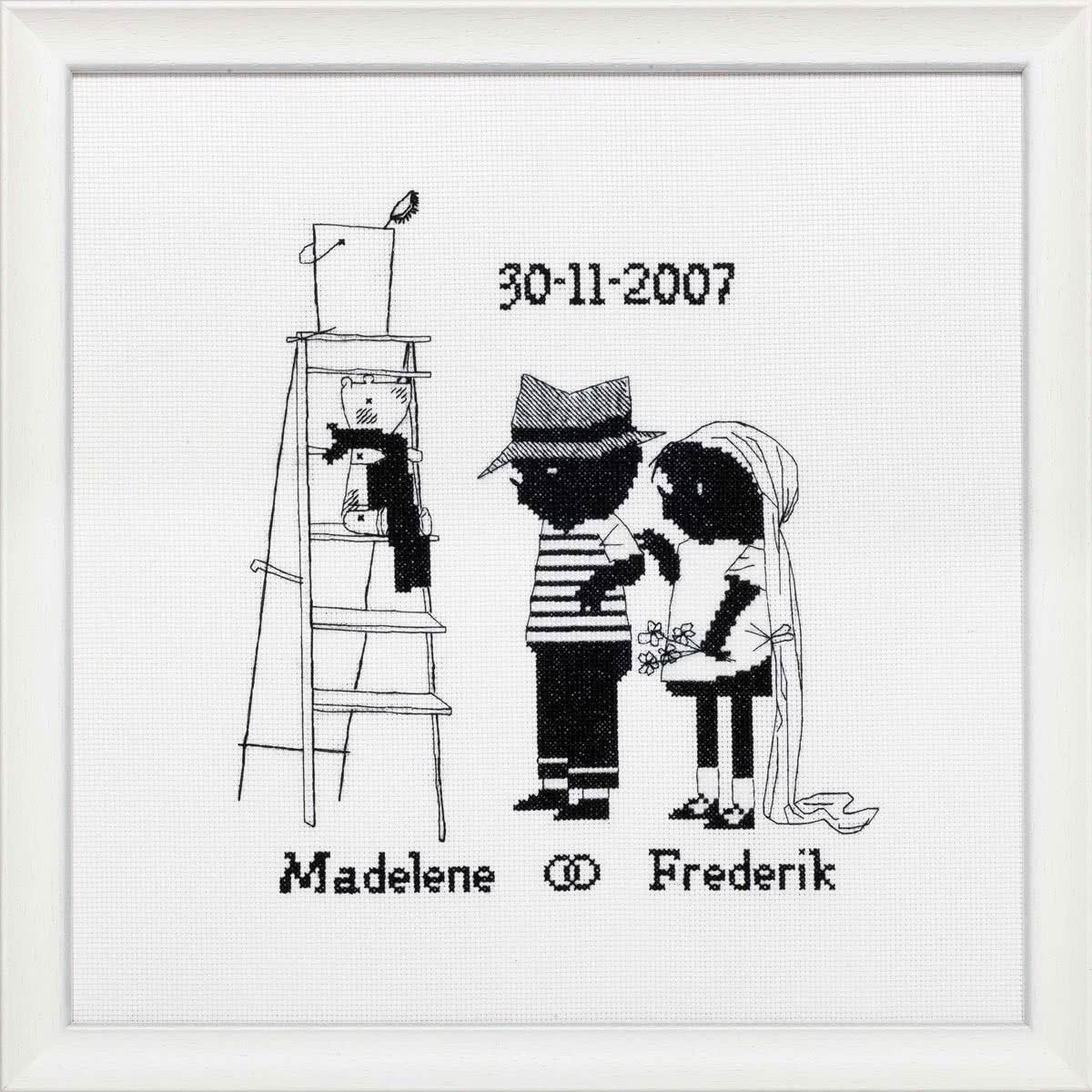 borduurpakket 270.005 jip en janneke, huwelijk