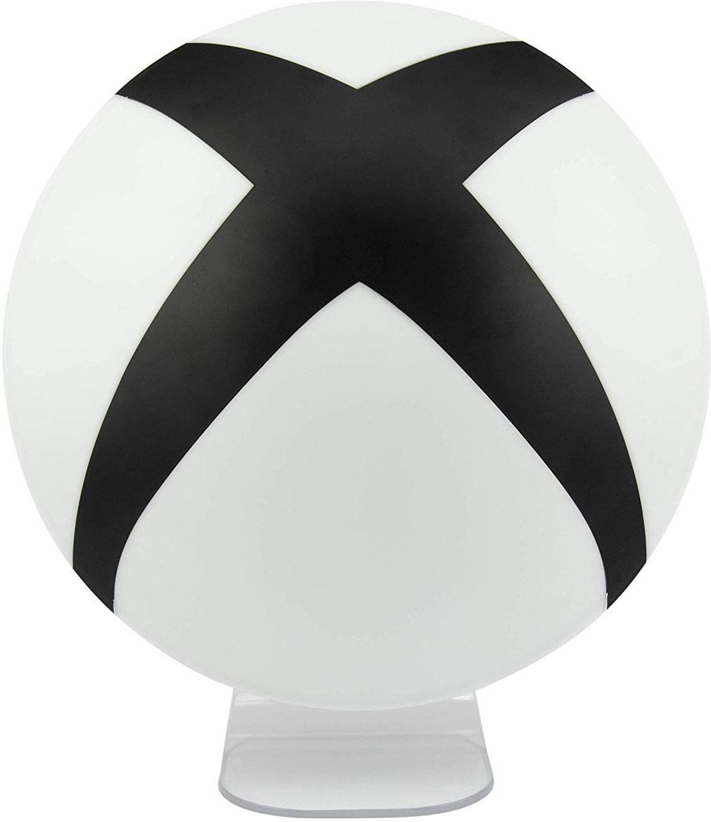 Paladone Xbox Logo Lnachtamp Op Standaard 20 Cm Wit/zwart