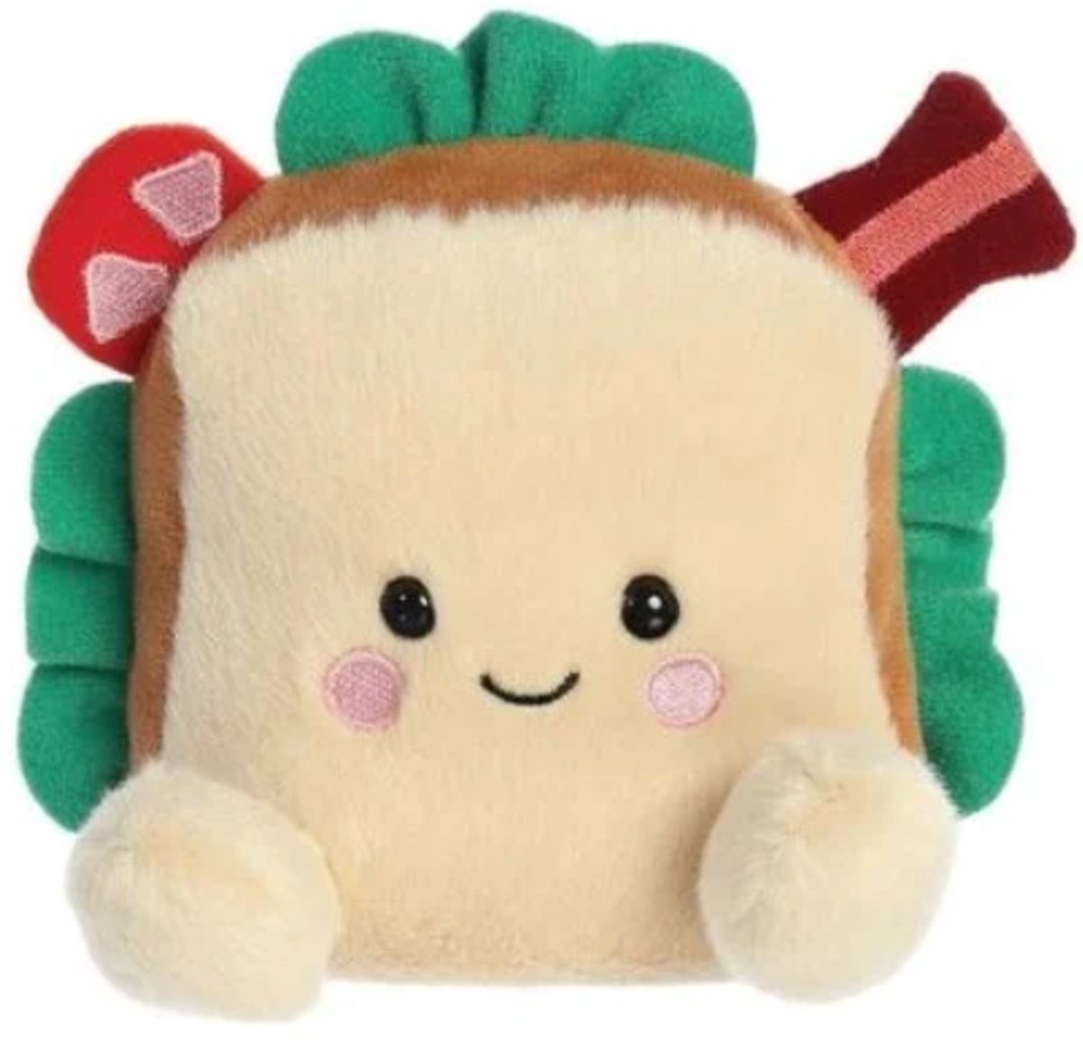 Palm Pals BLT Sandwich Pluche Knuffel 15 cm - Broodje