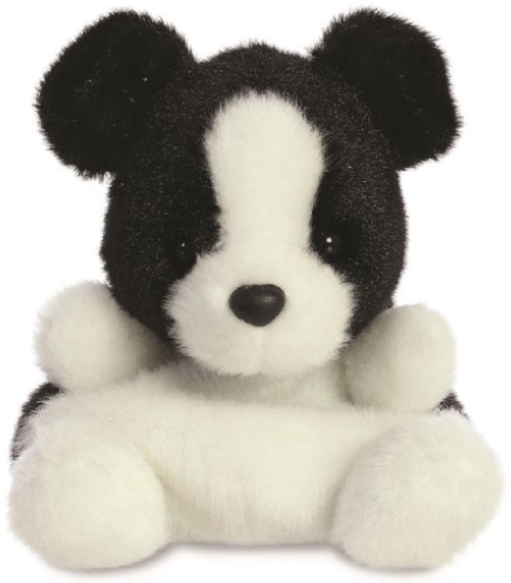 Palm Pals Bordercollie Hond Pluche Knuffel 15 cm