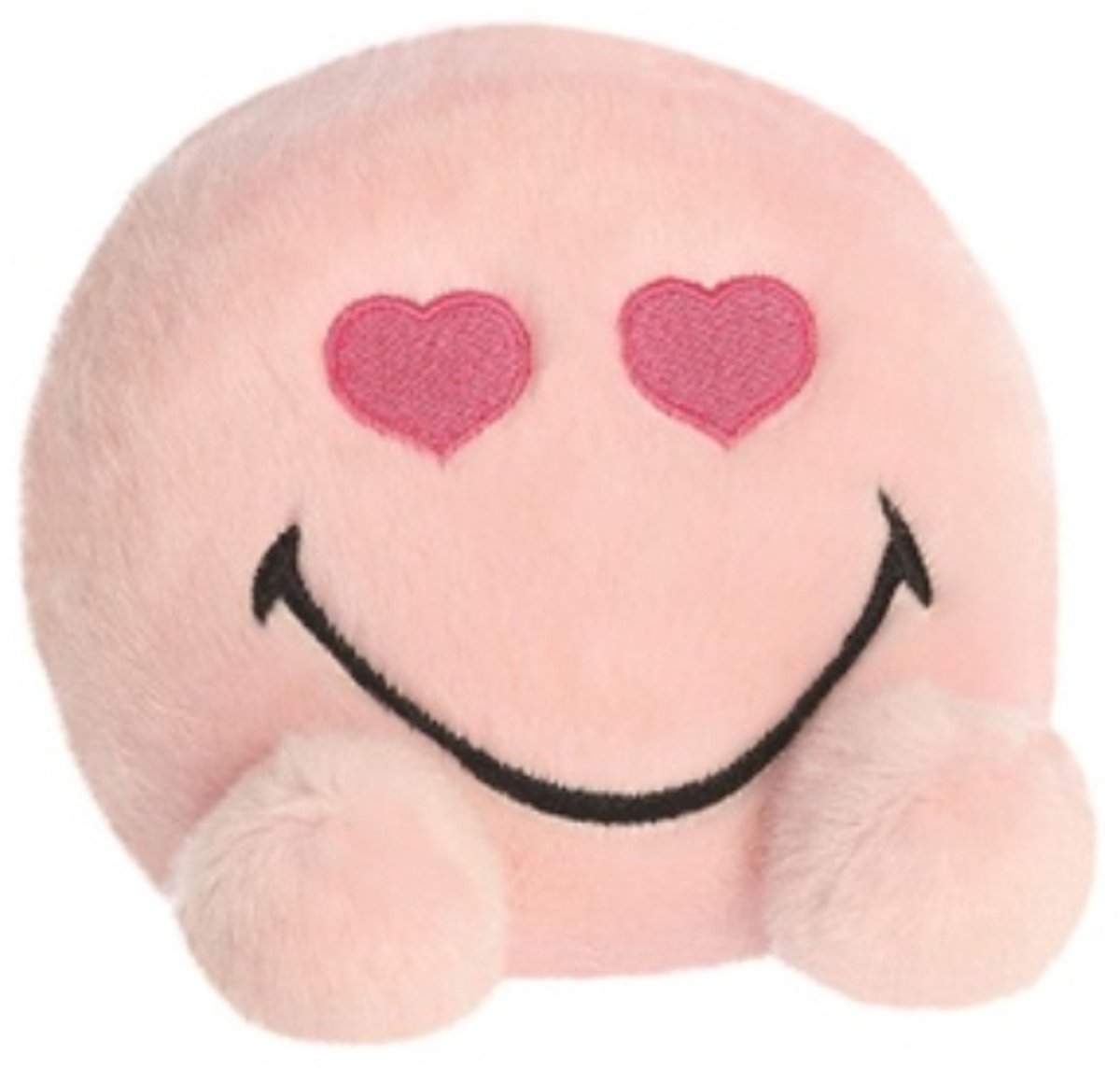 Palm Pals Hart Smiley Pluche Knuffel 15 cm