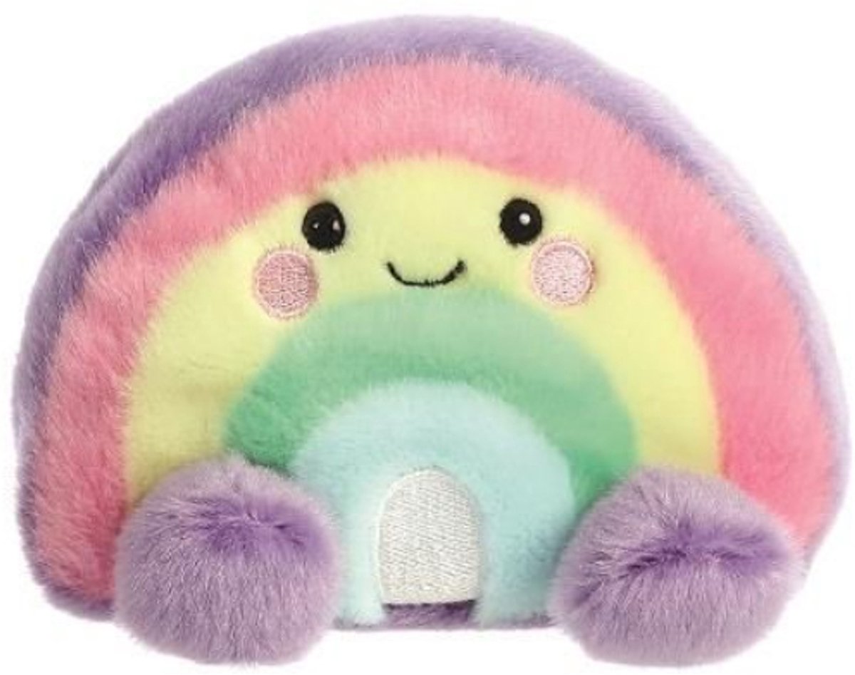 Palm Pals Regenboog Pluche Knuffel 15 cm