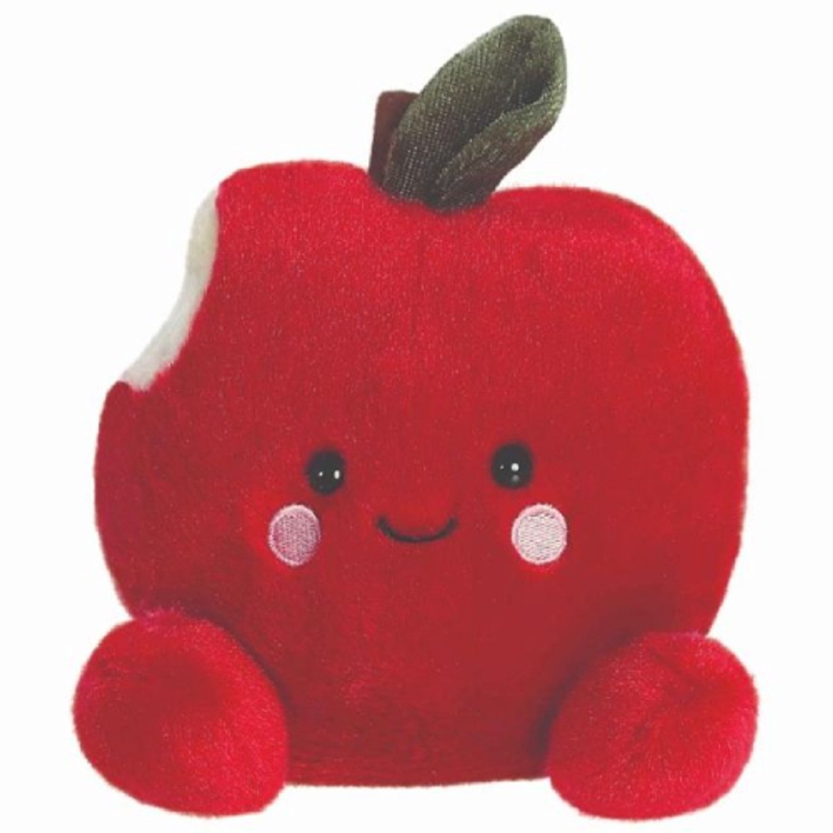 Palm Pals Rode Appel Pluche Knuffel 15 cm
