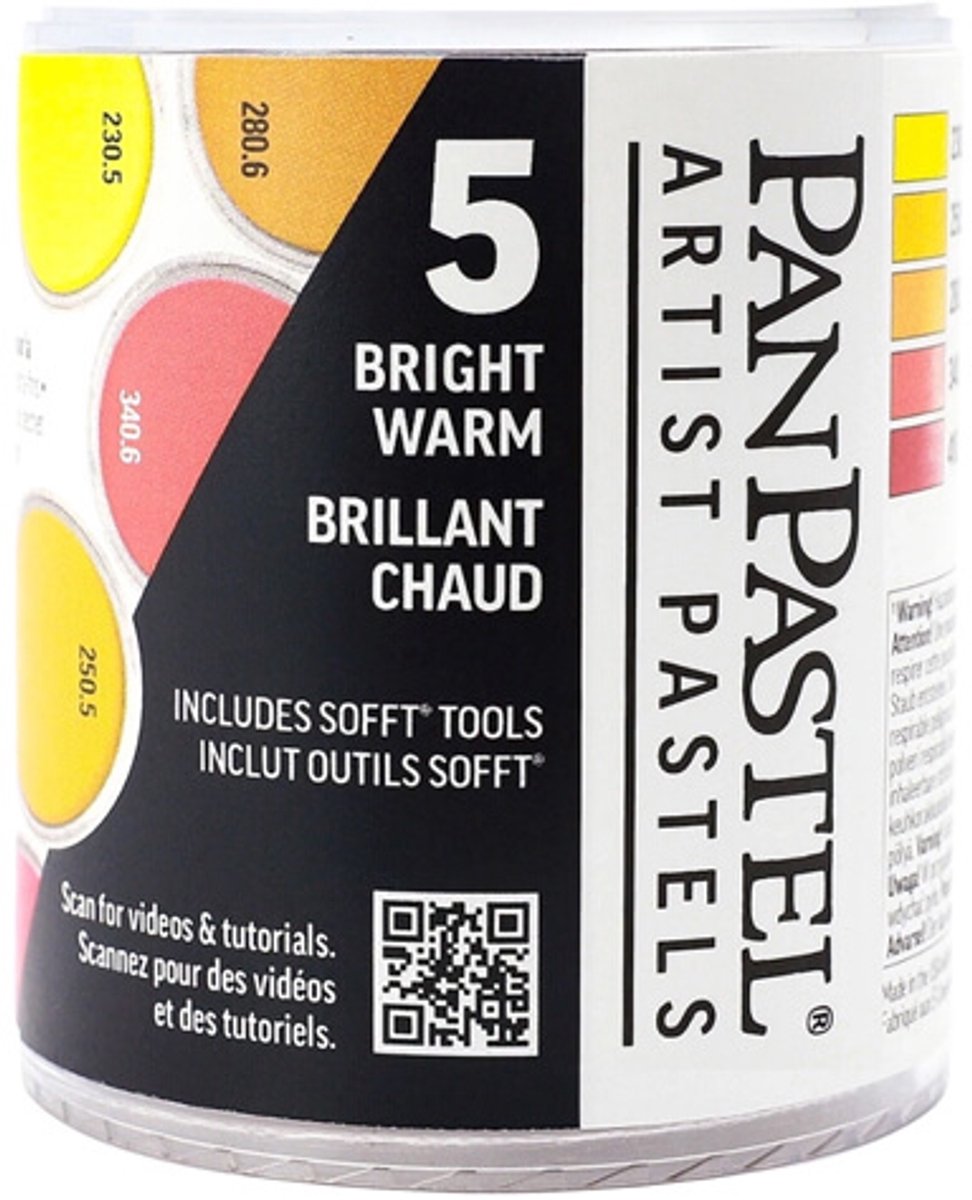 PanPastel Bright Warm Set 5 Pans