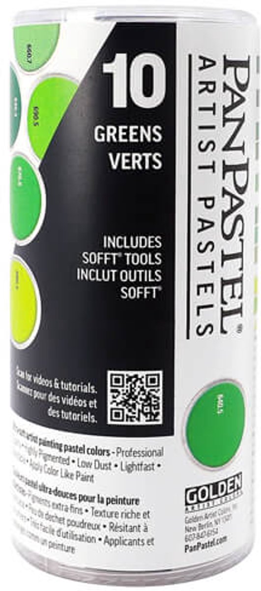 PanPastel Greens Set 10 Pans