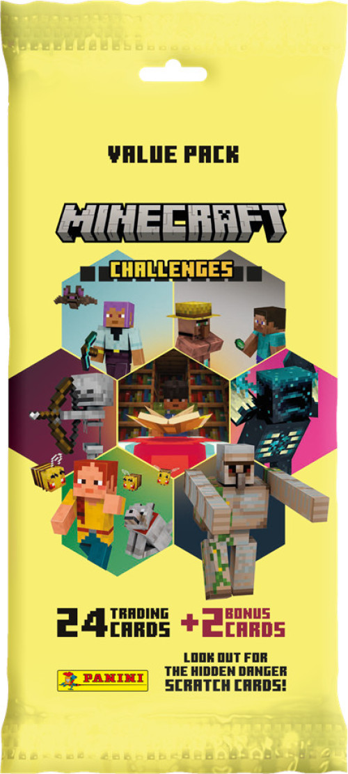Minecraft Trading Card Challenges Booster Fat Pack