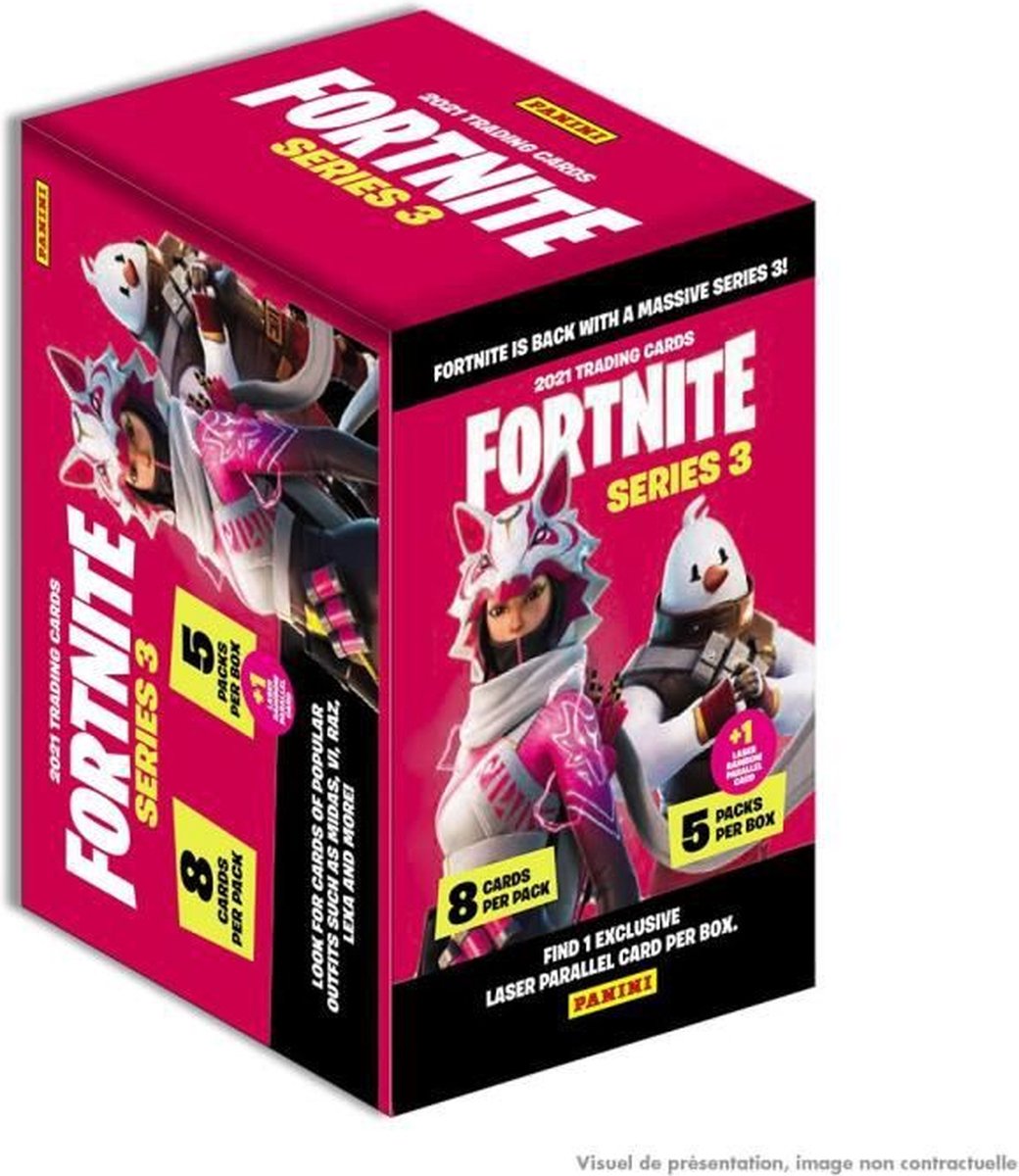 PANINI - Fortnite Serie 3 Trading Cards - Doos met 18 vakken