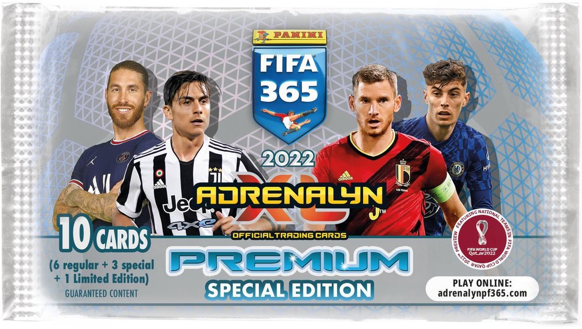 Panini Adrenalyn XL FIFA365 2022 Premium Pack - Voetbalplaatjes