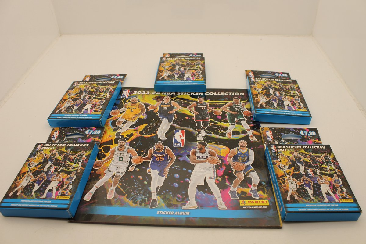 Panini NBA 2023-24 Voordeelpakket Stickeralbum + 200 stickers !