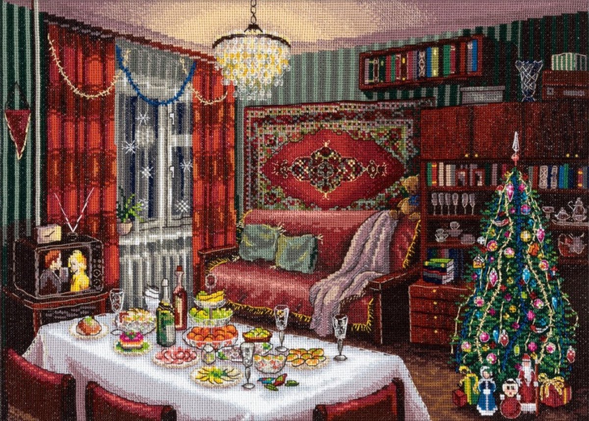 Borduurpakket New years nostalgy - Nieuwjaars Nostalgie - PANNA