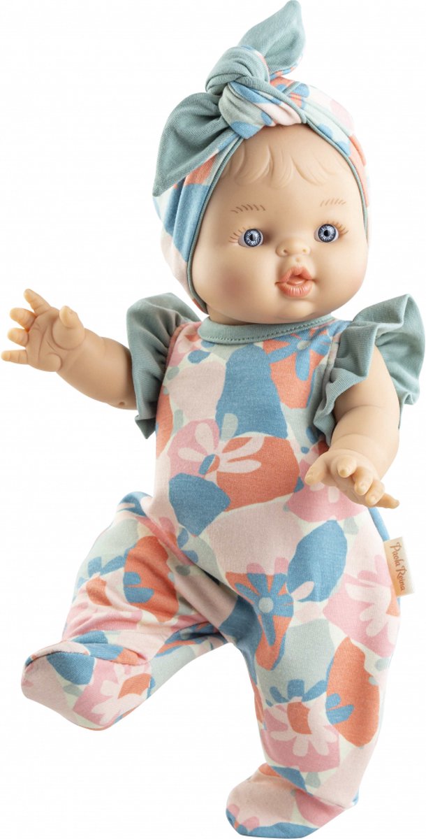 Paola Reina Gordi Raky babypop blank meisje met blauwe ogen 34cm
