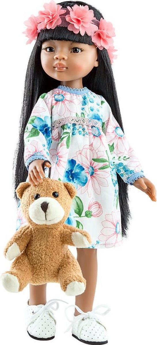   Pop Amigas Meily met teddybeer (32cm)