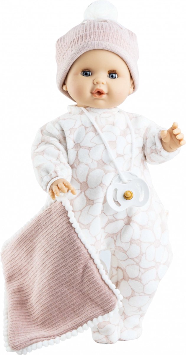 Paola Reina Sonia muts blank meisje met blauwe ogen zonder mechanisme 36cm