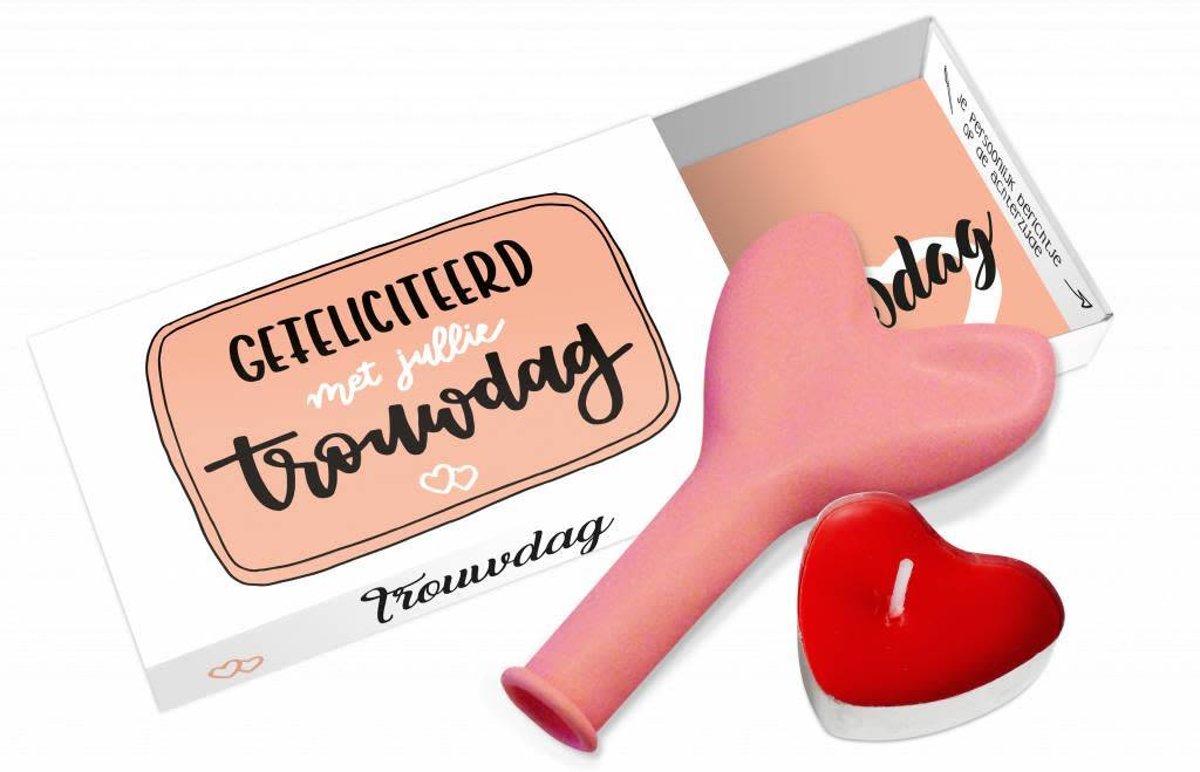   Greeting box Gefeliciteerd met jullie trouwdag