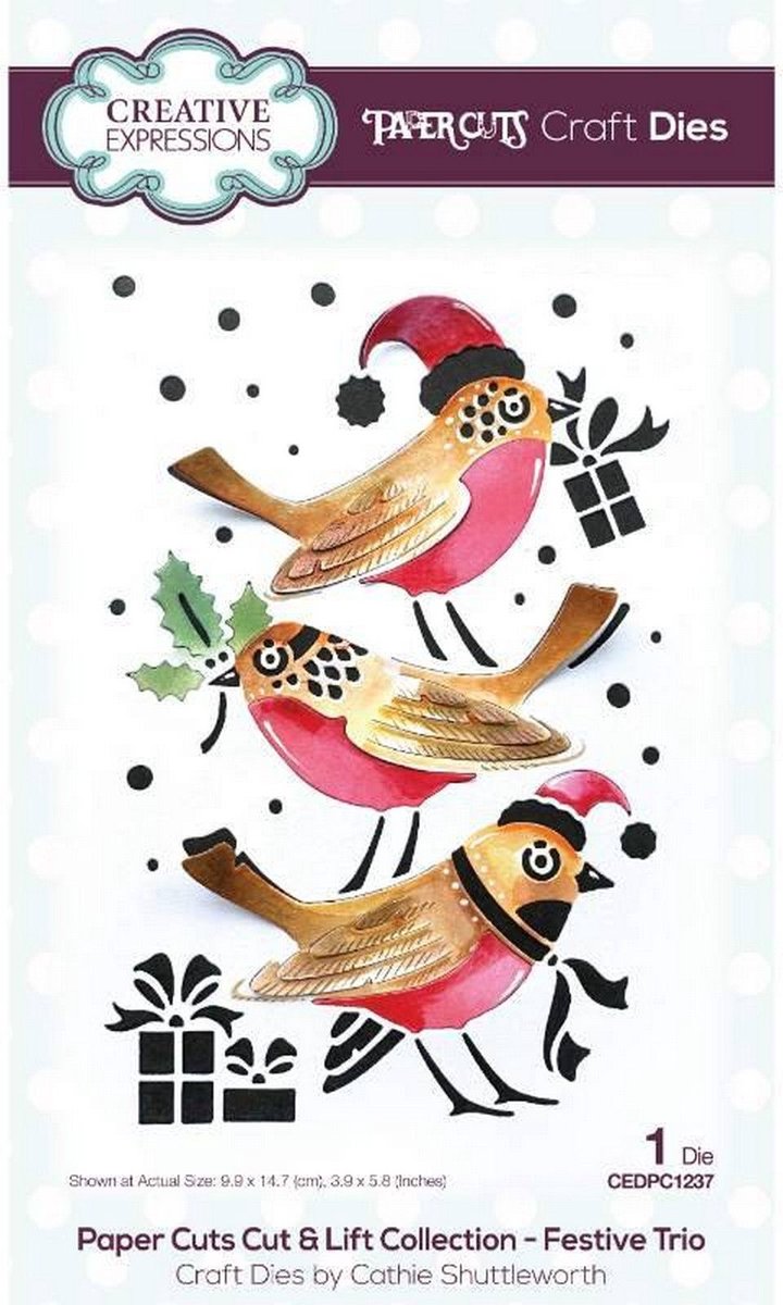 Paper Cuts • Cut & Lift Collection Craft Die Festive Trio