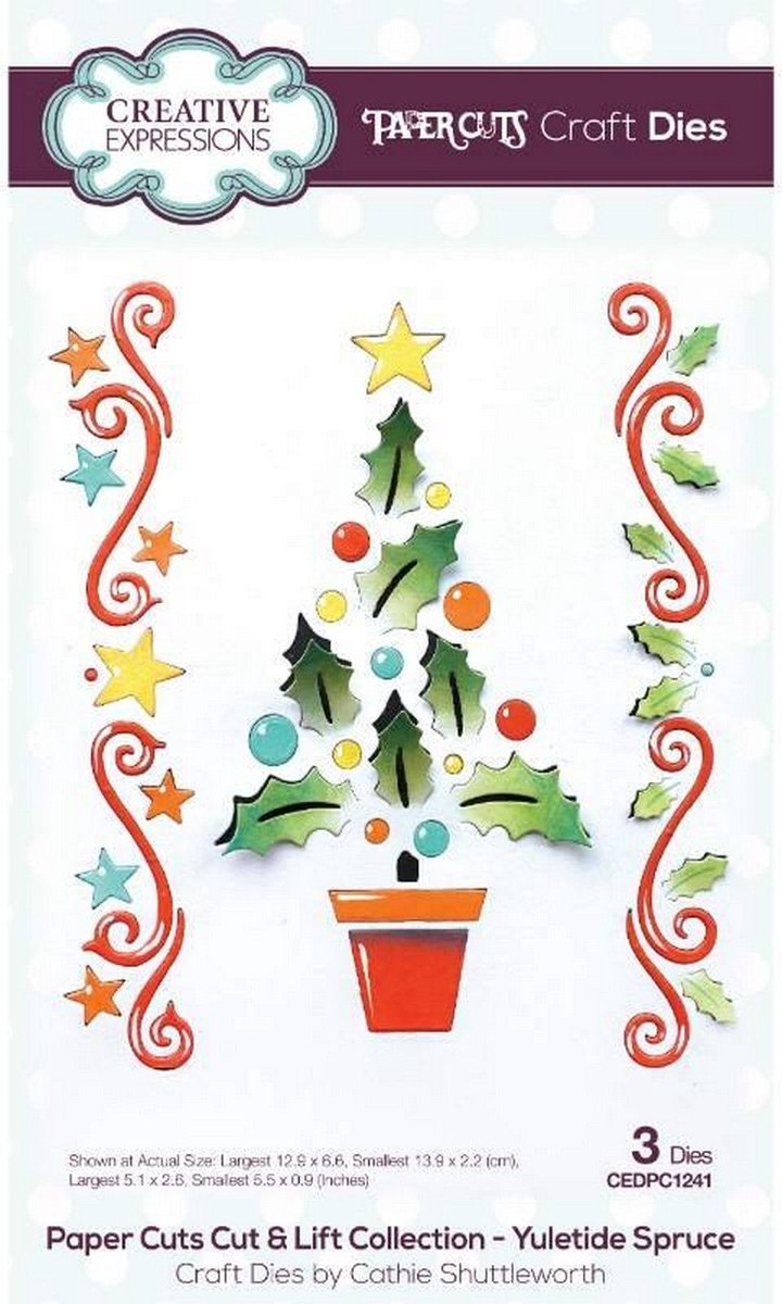 Paper Cuts • Cut & Lift Collection Craft Die Yuletide Spruce