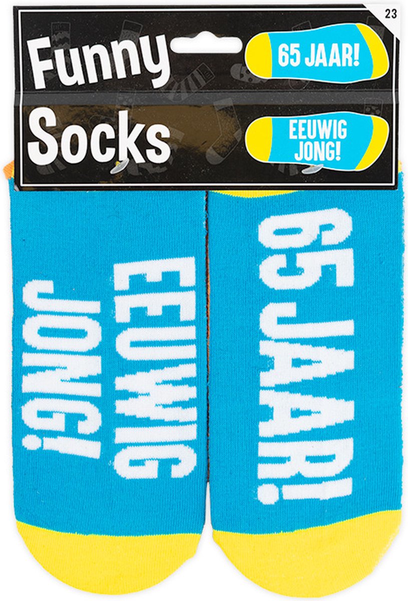 Funny socks - 65 jaar