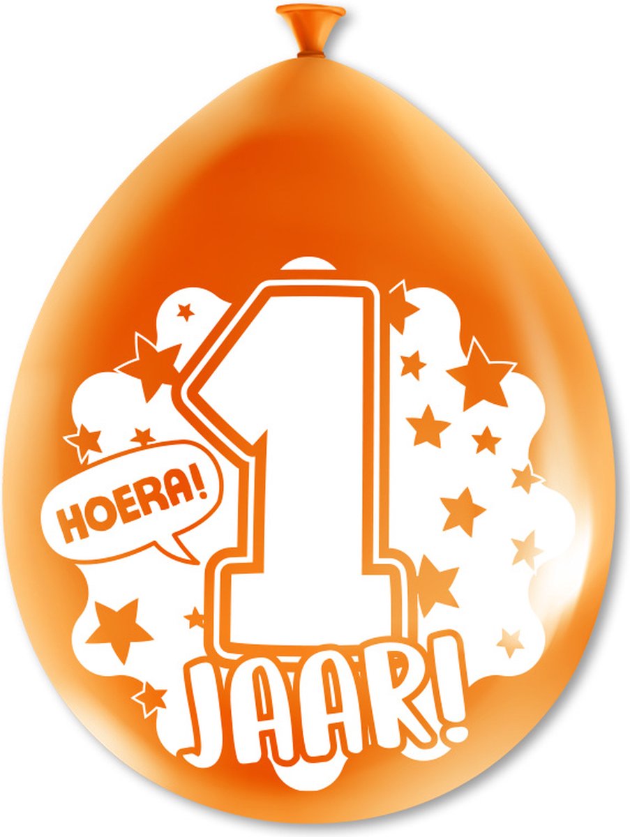 Happy party balloons - 1 year