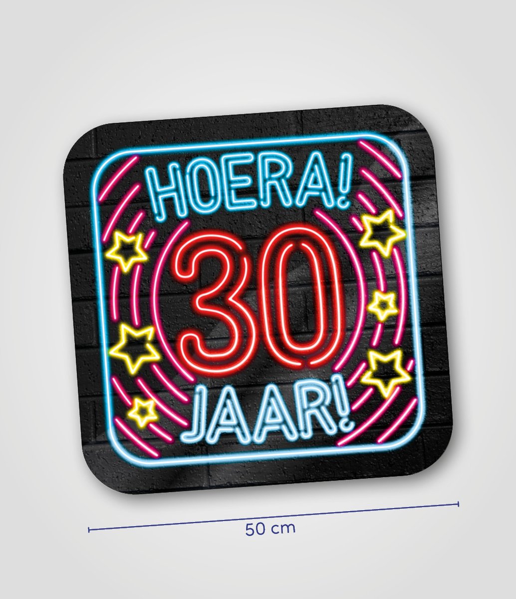 Huldeschild 30 NEON