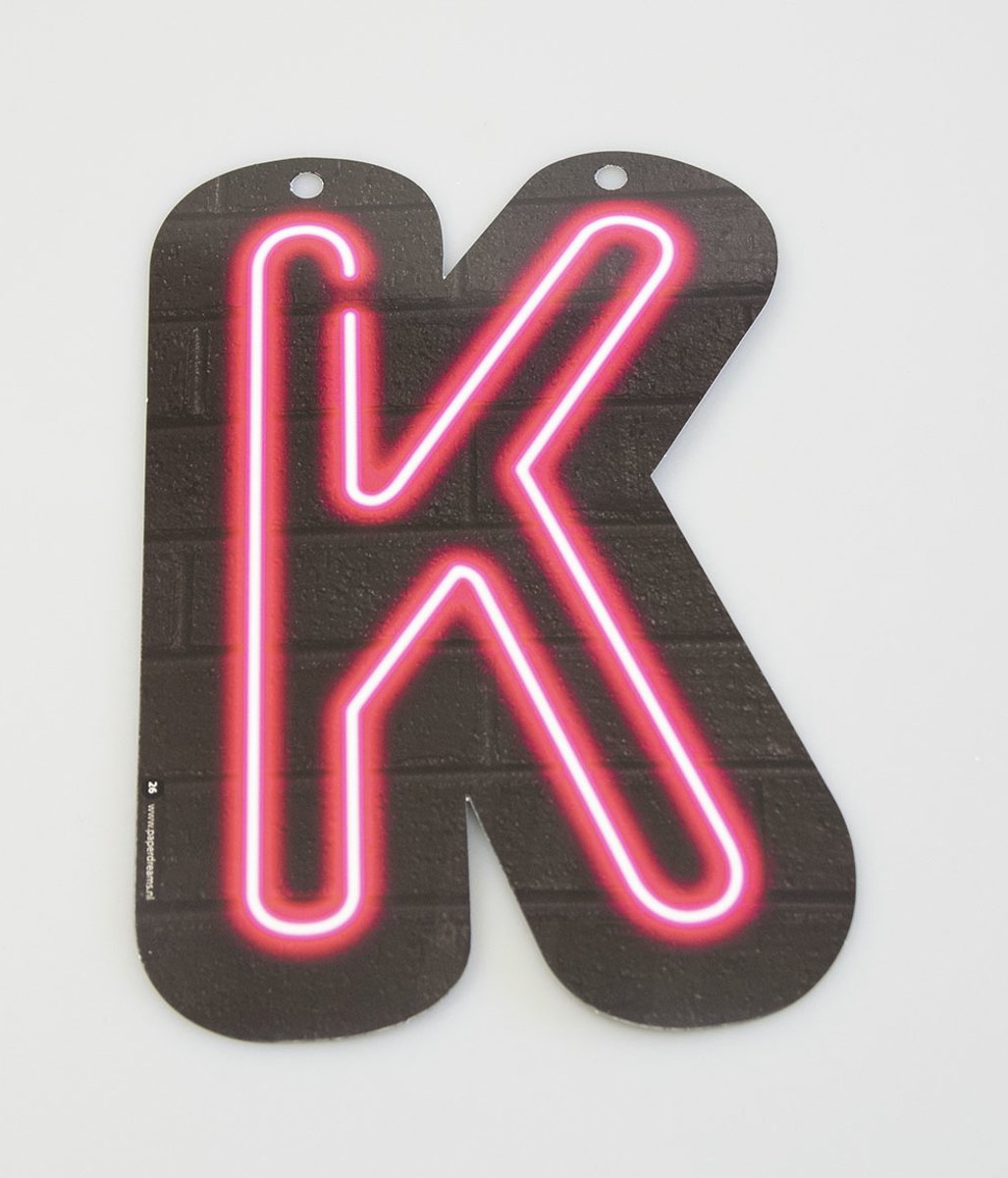 Neon letter - K