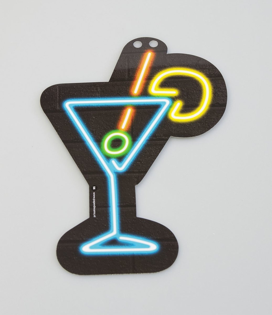 Neon symbool - cocktail