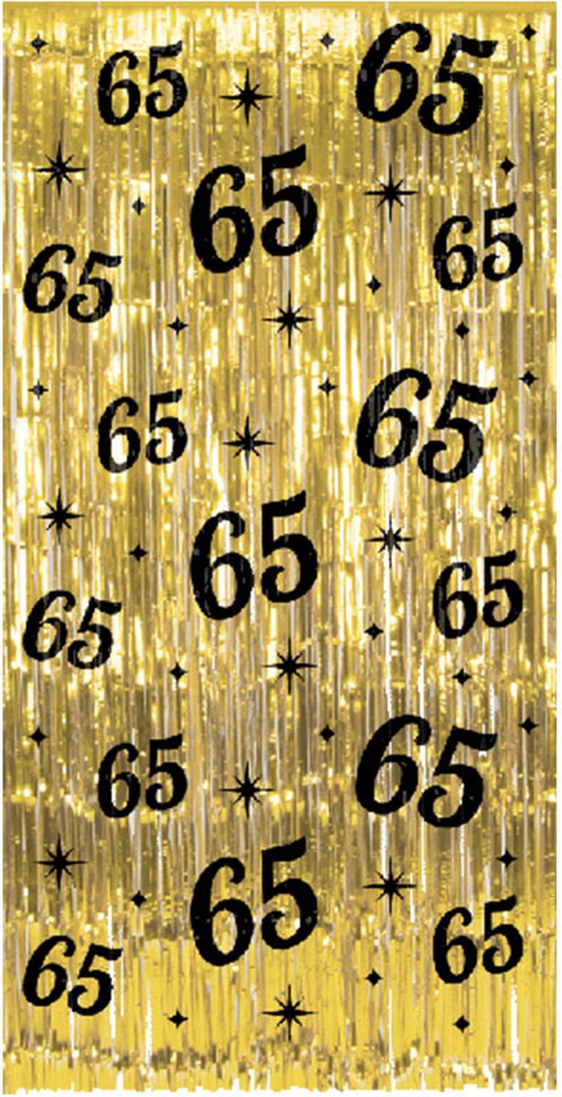 Paperdreams - Deurgordijn Classy Party 65 jaar (100x200cm)