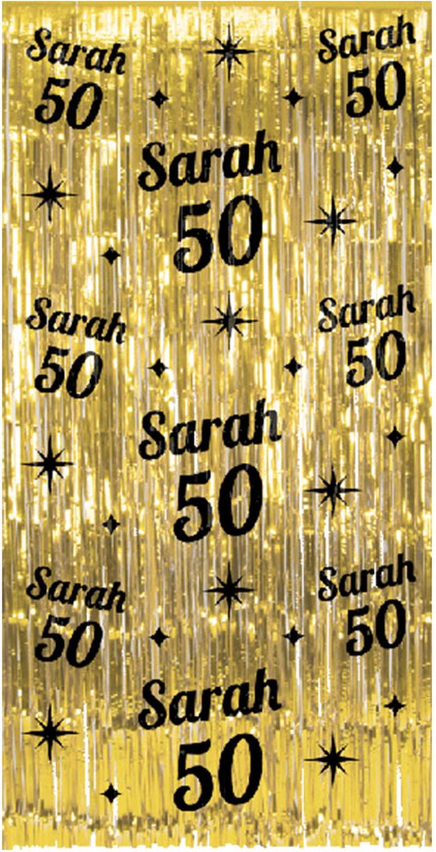 Paperdreams - Deurgordijn Classy Party Sarah 50 jaar (100x200cm)
