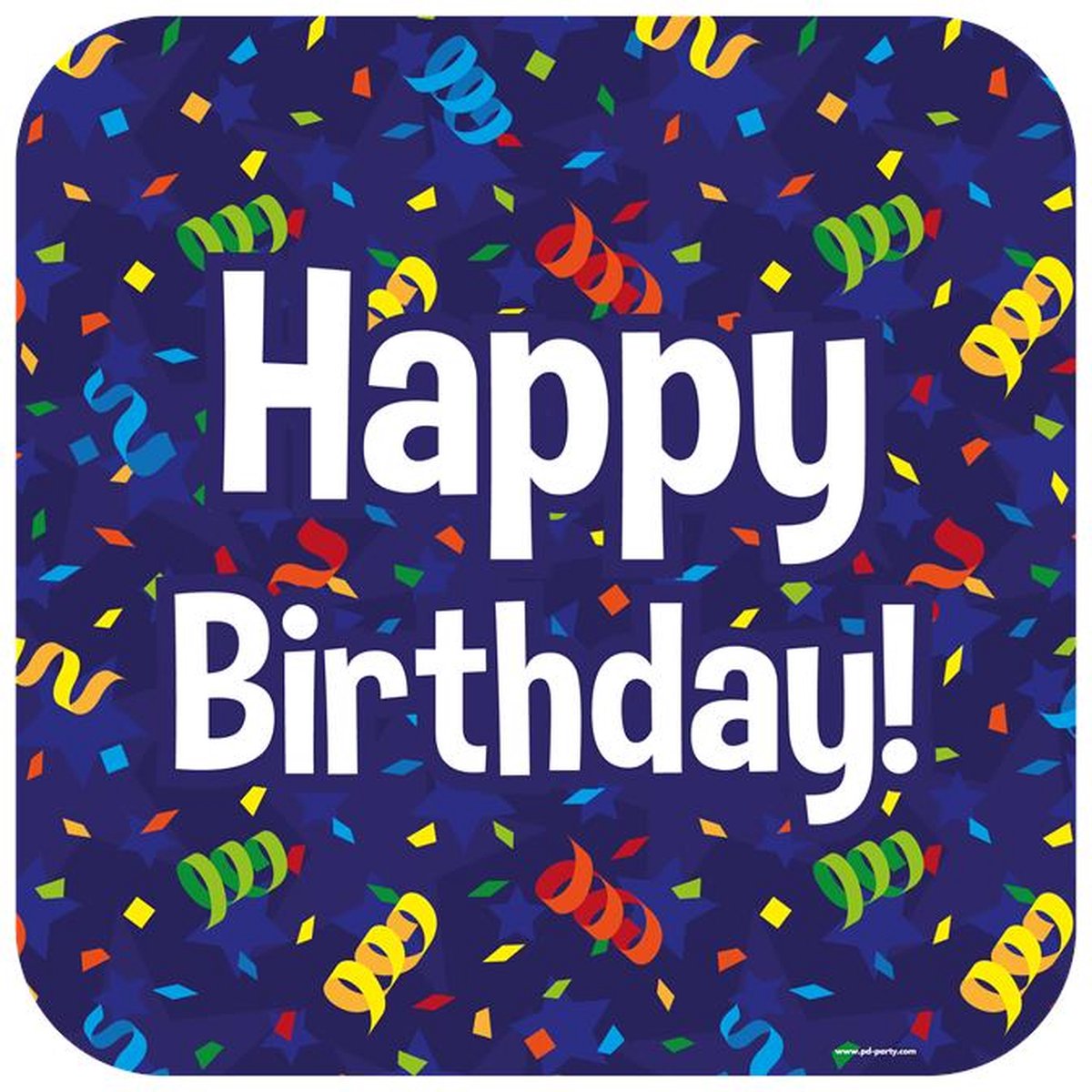 Paperdreams Huldeschild - Happy birthday cartoon