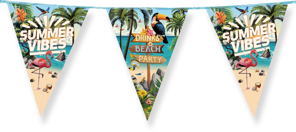 Party Flags foil - Summer vibes