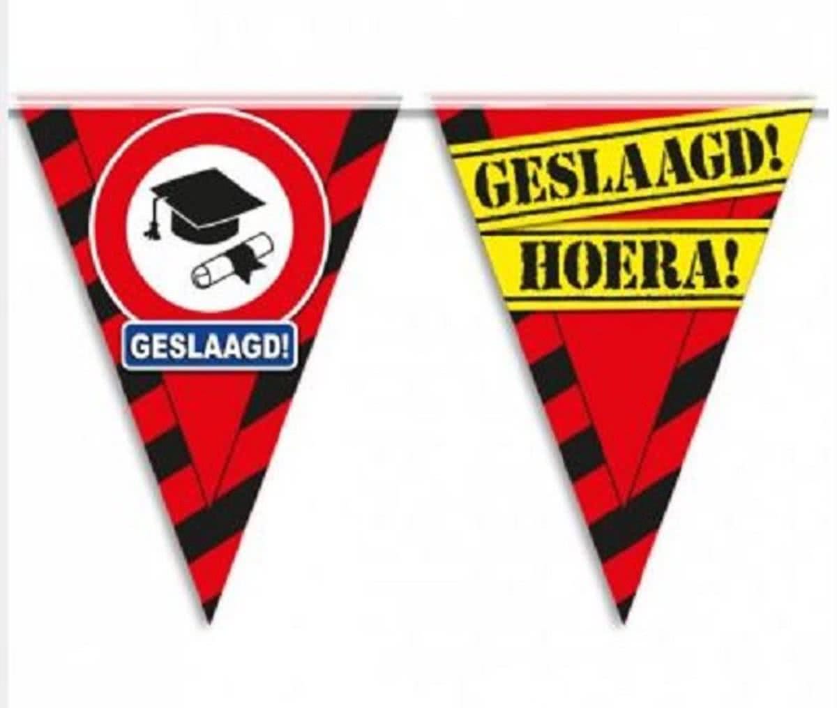 Party Vlaggen - geslaagd school