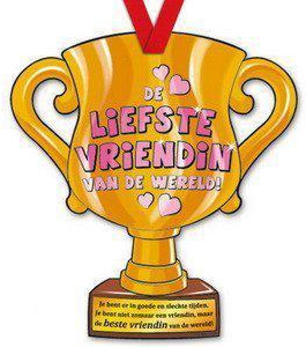 Trofee met lint - Trophy - Vriendin