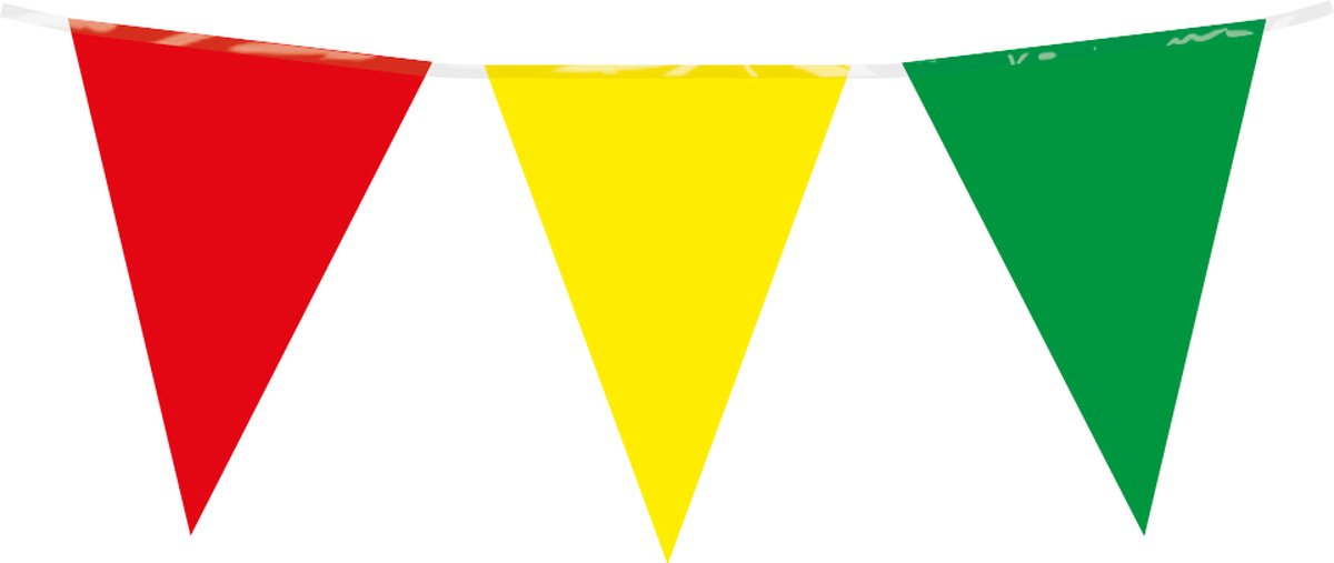 Vlaggenlijn - Limburg - Rood-Geel-Groen - 10 meter