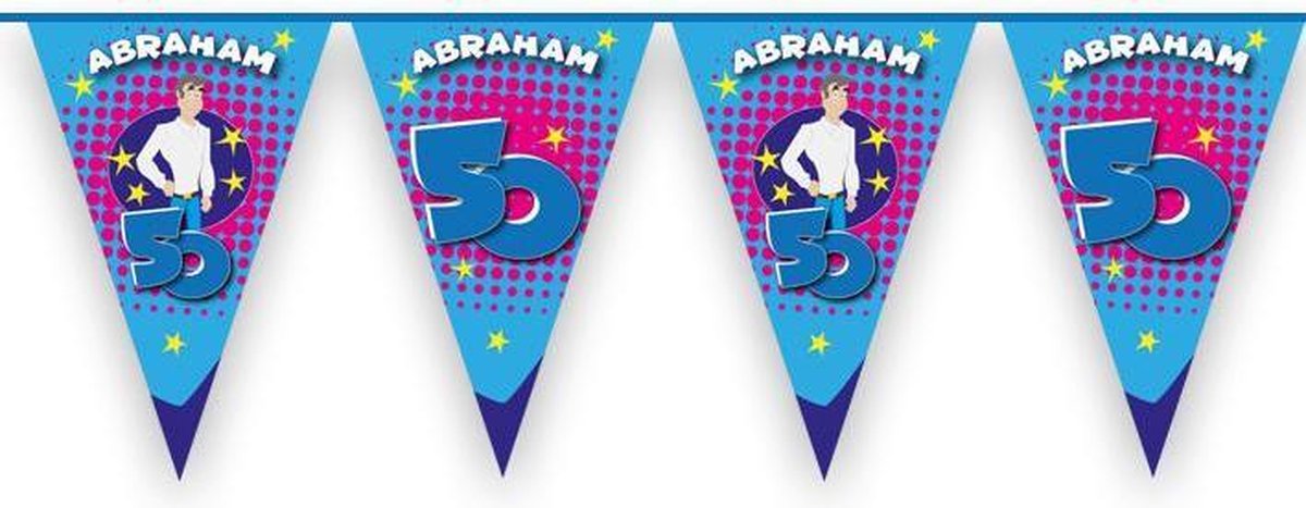 Vlaggenlijn Abraham (6m)