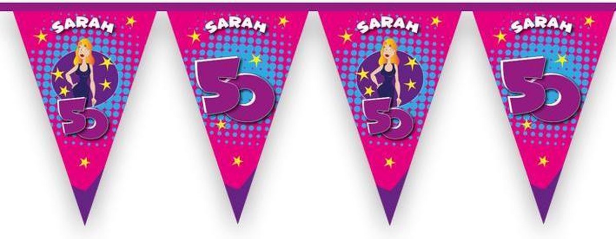 Vlaggenlijn Sarah (6m)