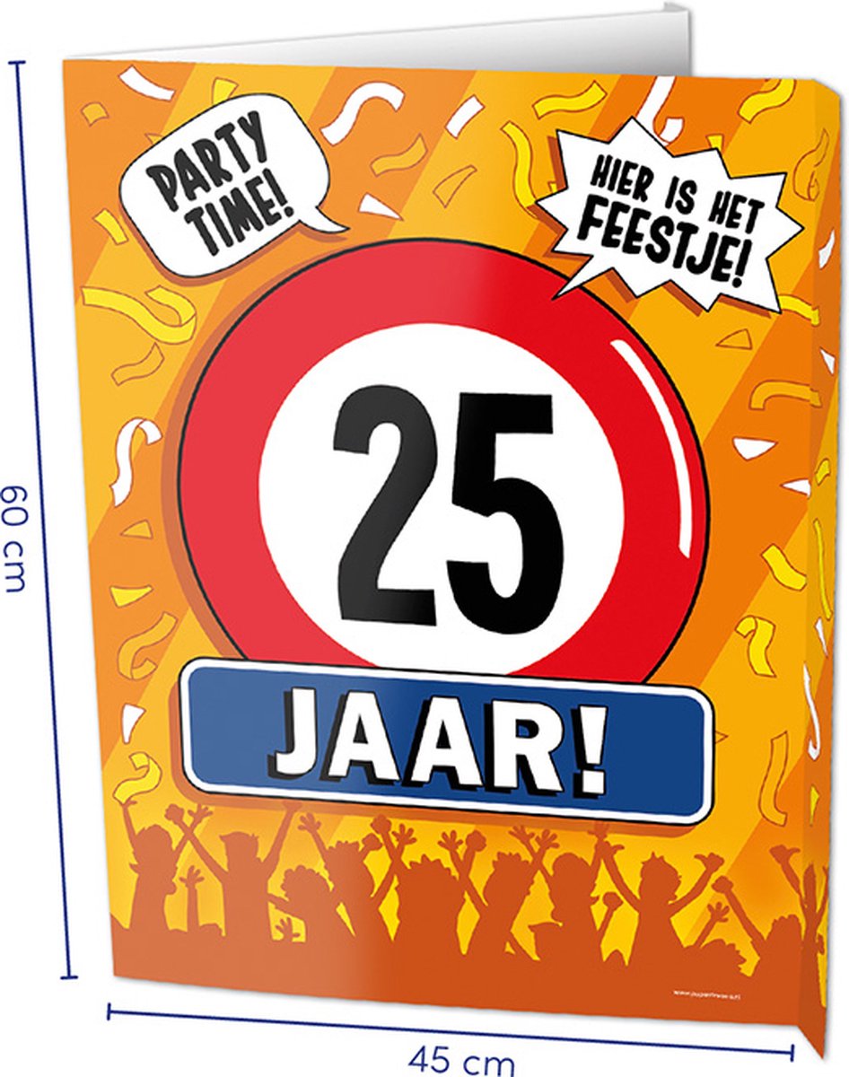 Window signs - 25 jaar