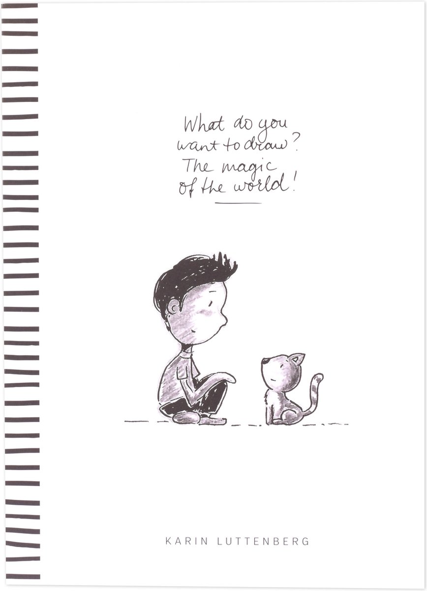 Paperfuel Schetsboek A4 What do you draw ? 300g