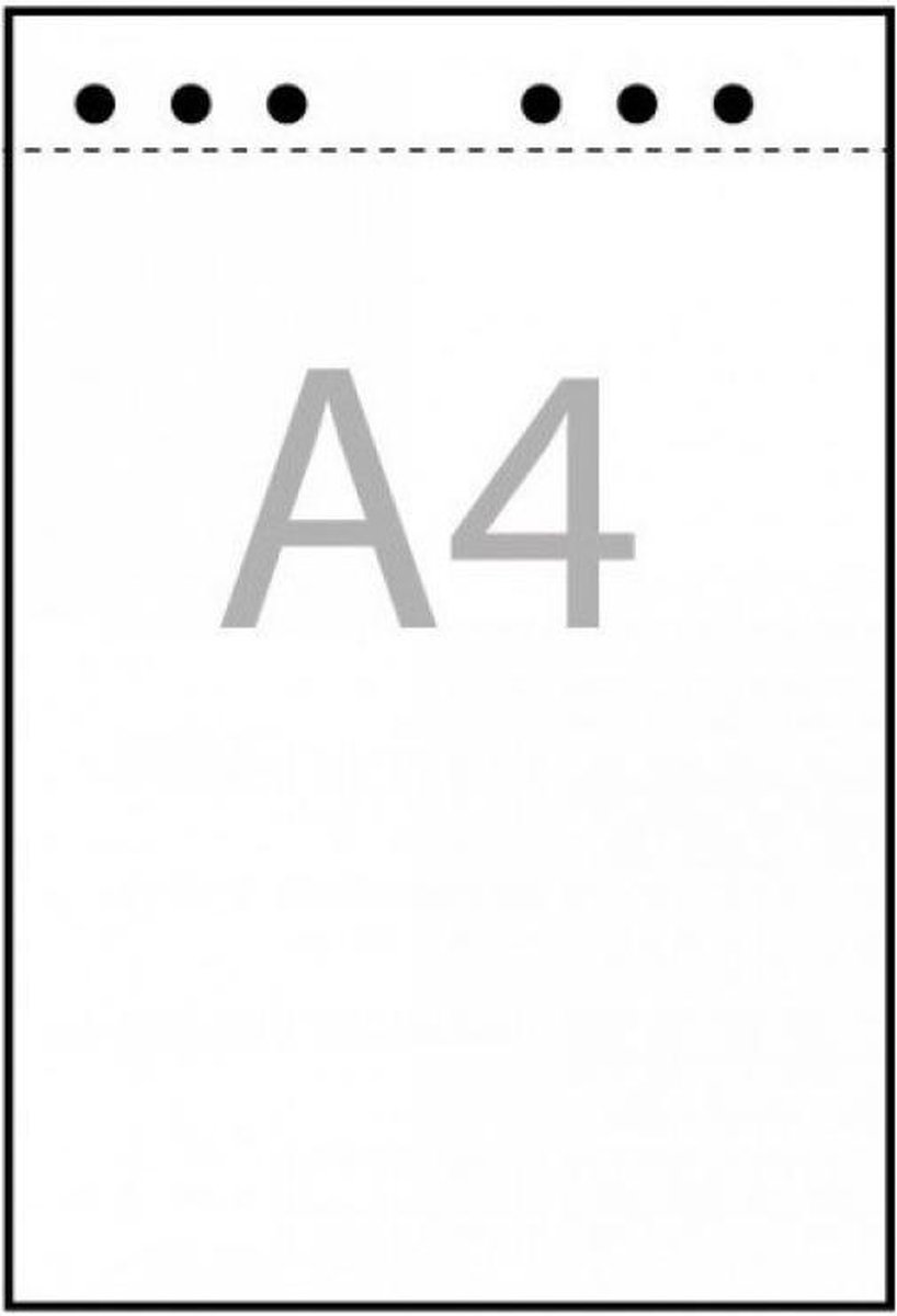 (Art.no. 920700) 10 vel MyArtBook Paper 200 GSM Watercolour Paper Size 210 x 314 mm (A4) - 6 punch holes - perforation