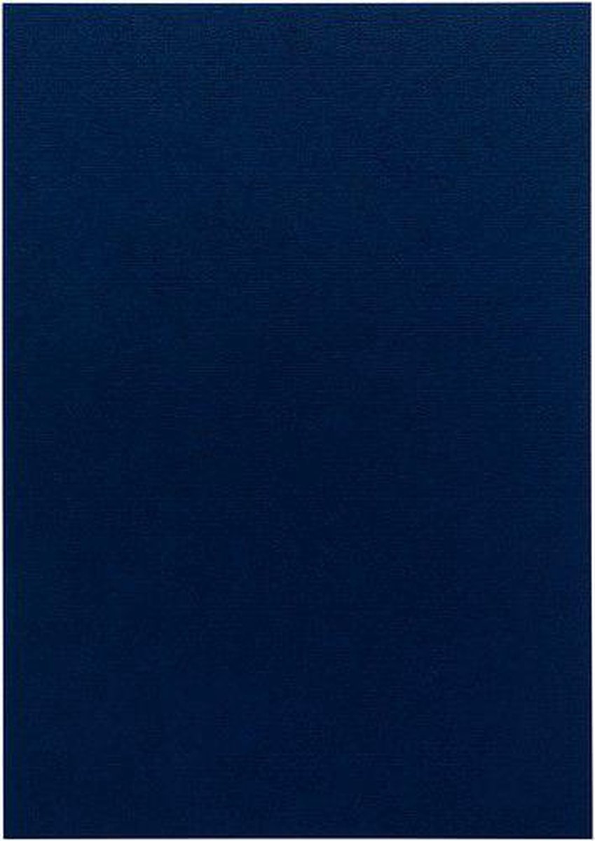 Papicolor Karton A4 marineblauw 200gr-CV 6 vel 301969 - 210x297mm