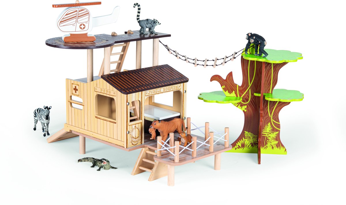 Papo Wild Life Jungle Ziekenhuis 60121