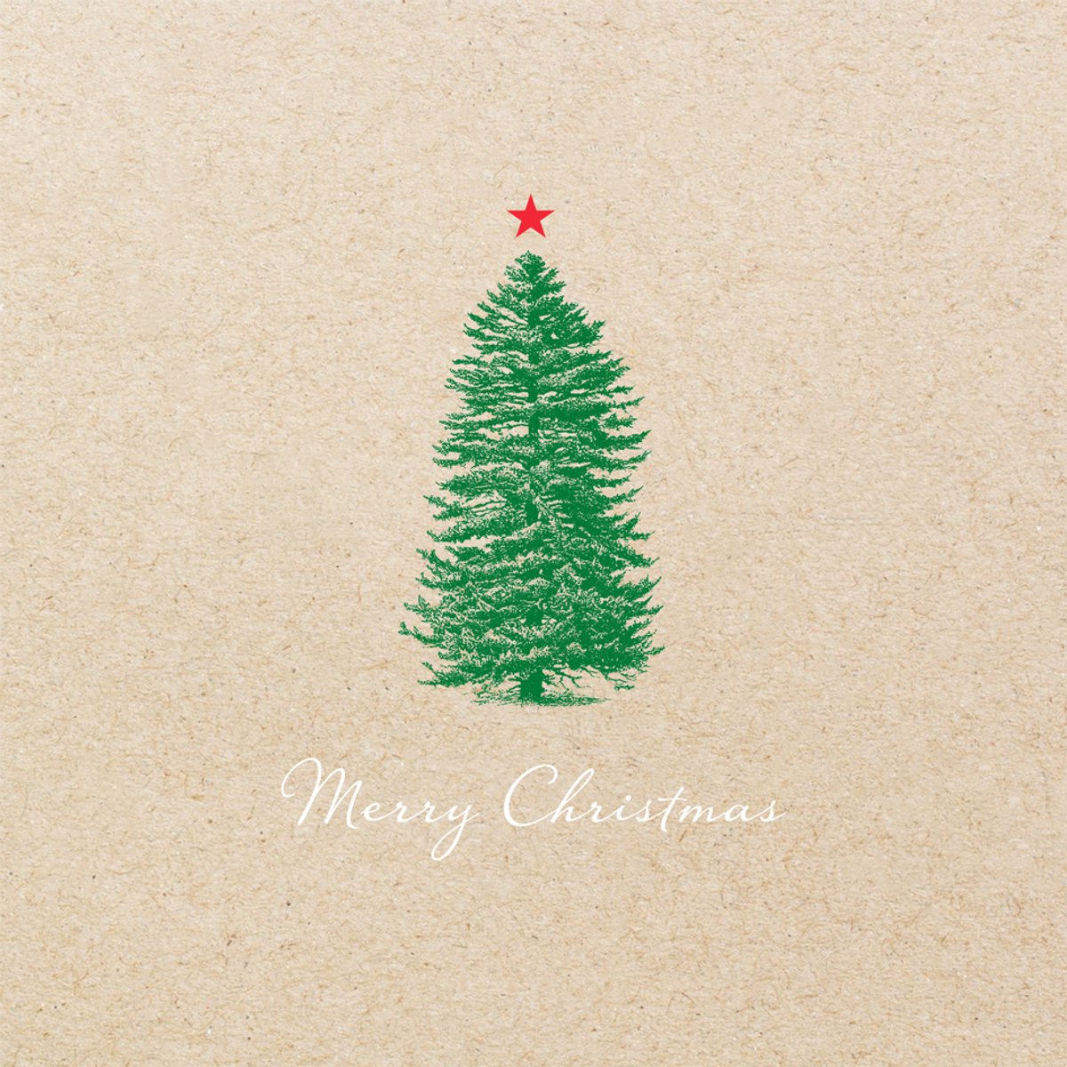 Kerstservetten Natuurlijke sfeer