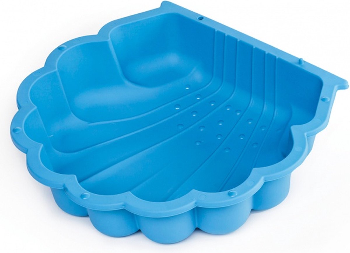 ApolloX zandbak met afdekhoes schelp 87 x 78 cm blauw